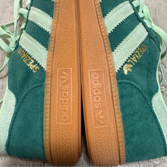 NWOB ADIDAS HANDBALL SPEZIAL-GREEN/LIGHT GREEN Size 8.5 Men - Picture 7 of 11